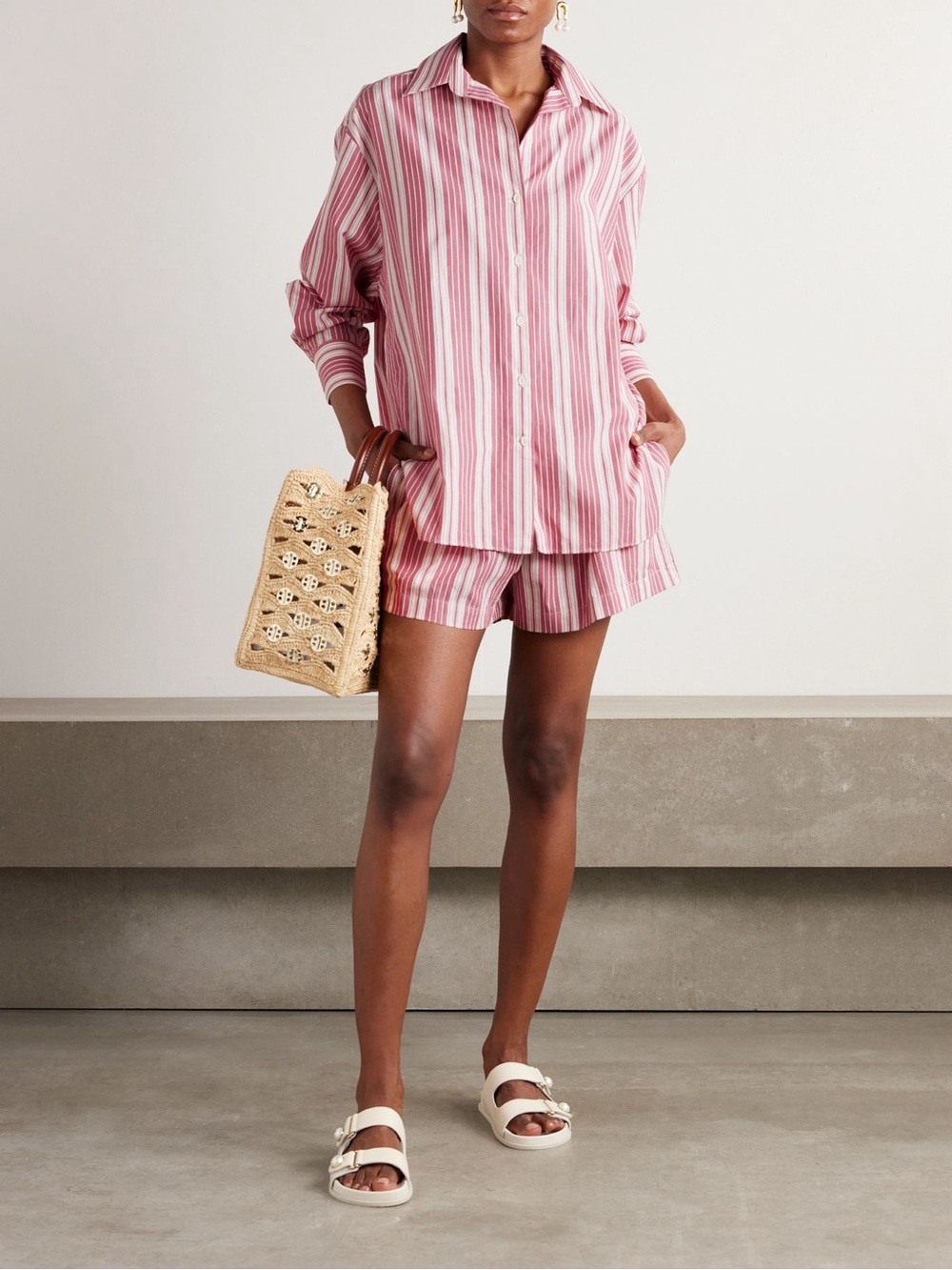 Faithfull Capri striped cotton shirt